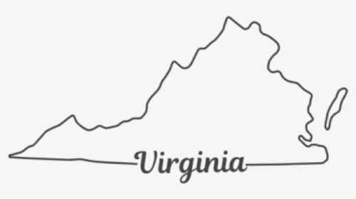 When Will The State Of Virginia See Legalized Gambling - Virginia Outline, HD Png Download, Free Download
