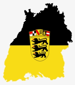 Baden Wurttemberg Flag Map, HD Png Download, Free Download