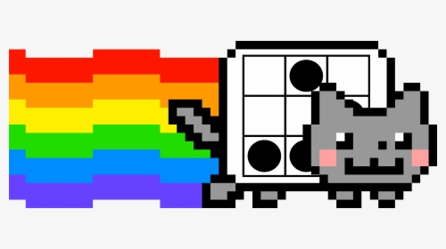 Youtube Nyan Cat Animation - Nyan Cat Transparent Gif, HD Png Download, Free Download