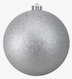 Silver Christmas Ball Transparent Background - Silver Christmas Ball Png, Png Download, Free Download