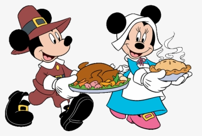 Disney Thanksgiving Clipart Free Images - Mickey Mouse Thanksgiving Clipart, HD Png Download, Free Download