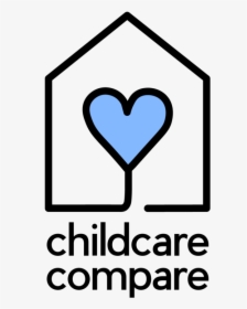 Childcare Compare Logo - Heart, HD Png Download, Free Download