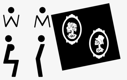 Wc Wc Signs Toilet Free Photo - Emblem, HD Png Download, Free Download