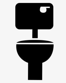Silhouette Toilet Png, Transparent Png, Free Download