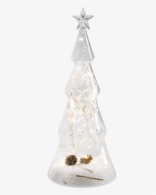 Led Glass Christmas Tree, 27,5cm - Christmas Tree, HD Png Download, Free Download