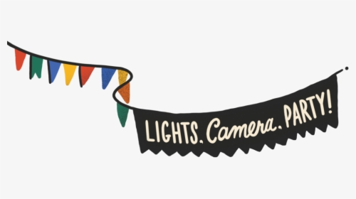 Icon Web 0000 Lights Camera Party, HD Png Download, Free Download
