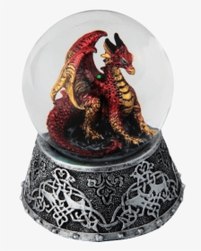 Celtic Fire Dragon Snow Globe - Dragon Snow Globe, HD Png Download, Free Download