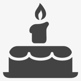 My Birthday Icon Png Clipart , Png Download - Black Birthday Cake Png, Transparent Png, Free Download