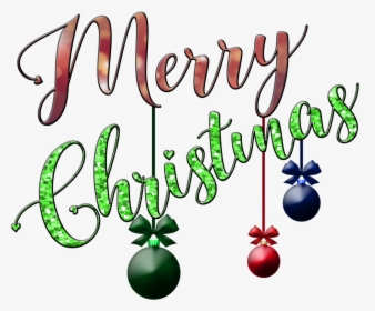 Transparent Merry Xmas Png - Calligraphy, Png Download, Free Download