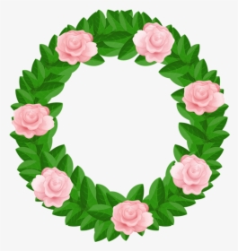 Clipart Beach Wreath - Wreath Of Roses Png, Transparent Png, Free Download