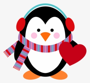 Transparent Cute Christmas Clipart - Christmas Cute Penguin Png, Png Download, Free Download