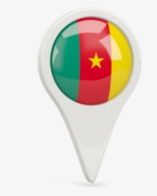 Round Pin Icon - Cameroon Flag Icon Png, Transparent Png, Free Download