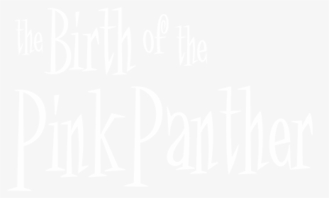 The Birth Of The Pink Panther Logo Black And White - Global Radio Logo White, HD Png Download, Free Download