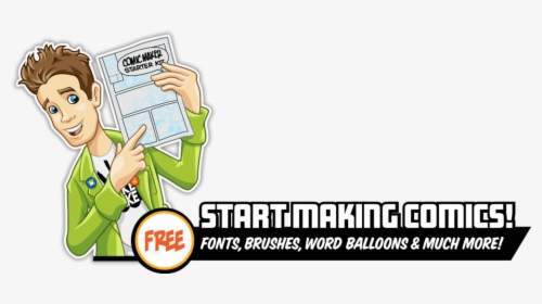Starter Kit Character Button - Cartoon, HD Png Download, Free Download