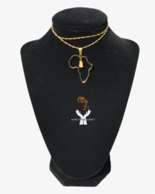 Africa With Mini Ghana Necklace, HD Png Download, Free Download