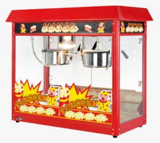 Double Kettle Popcorn Machine - Popcorn Machine With 2 Pots, HD Png Download, Free Download