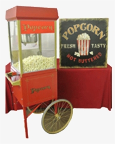 Popped In Our Old Fashioned Cart - Popcorn Stand Png, Transparent Png, Free Download