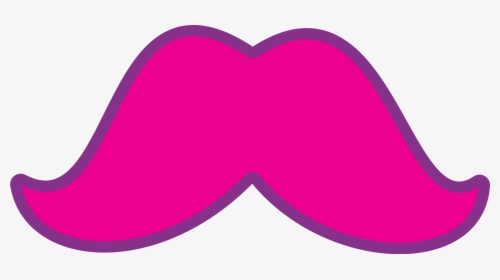 Pink Mustache - Pink Mustache Clipart, HD Png Download, Free Download