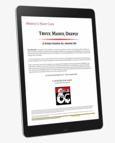 Fight Club 5e Adventure - Marketing, HD Png Download, Free Download