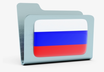 Bandera De Rusia En El Icono De Carpeta - Иконка Папки, HD Png Download, Free Download