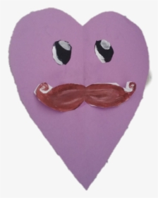 #valentinesday #valentinescards #heart #mustache - Heart, HD Png Download, Free Download