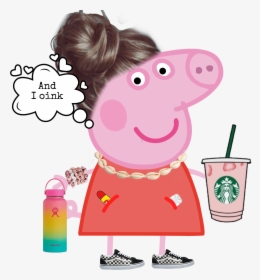#peppa #pig #peppapig #vscopig #piggy #vsco #andioop - Peppa Pig Vsco Girl, HD Png Download, Free Download