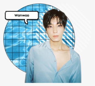 Wonwoo Svt Svtwonwoo Seventeen Kpop , Png Download - Illustration, Transparent Png, Free Download