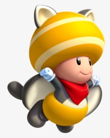 Squirrel Yellow Toad - Yellow Toad Mario, HD Png Download, Free Download