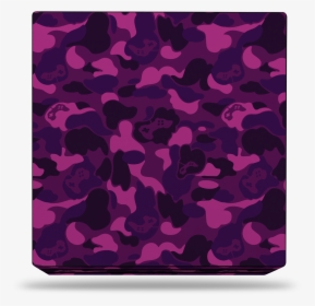 Sony Ps4 Pro Purple Game Camo Skin - Bape, HD Png Download, Free Download