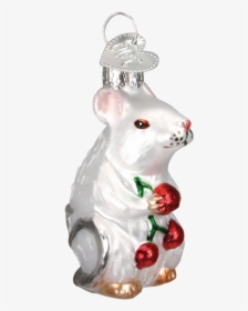 White Mouse Glass Christmas Ornament, HD Png Download, Free Download