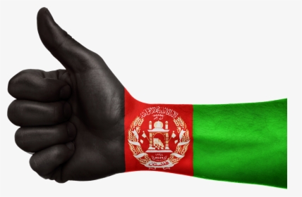 Afghanistan Flag Hand, HD Png Download, Free Download