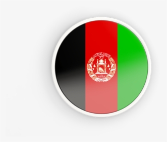 Round Icon With White Frame - Afghanistan Flag Icon Png, Transparent Png, Free Download