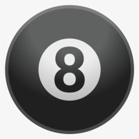 Pool 8 Ball Icon - Boule De Billard Png, Transparent Png, Free Download