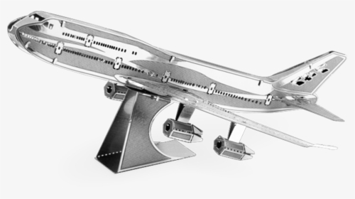 Metal Earth Boeing Commercial Jet - Model Aircraft, HD Png Download, Free Download