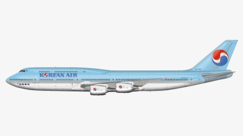 Draw Boeing 747 8i Korean Air, HD Png Download, Free Download
