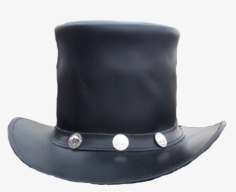 Steampunk Black Diamond Leather Top Hat With Buffalo - Tap Hat Png, Transparent Png, Free Download