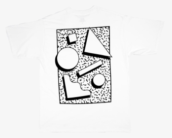 Shapes T-shirt Back, HD Png Download, Free Download