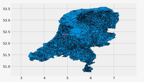 Squased Map - Shape Of The Netherlands, HD Png Download, Free Download