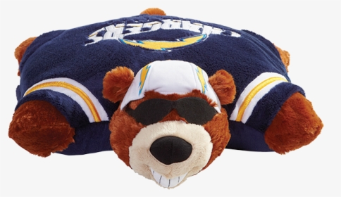Nfl Los Angeles Chargers Pillow Pet Unfolded - Stuffed Toy, HD Png Download, Free Download