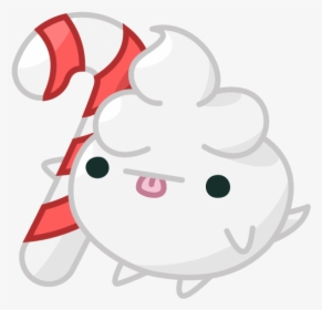 Candy Cane Spoopy - Cartoon, HD Png Download, Free Download