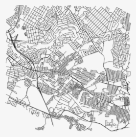 Black And White Maps Of Johannesburg, HD Png Download, Free Download