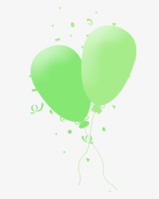 #ftestickers #confetti #balloons #green - Balloon, HD Png Download, Free Download