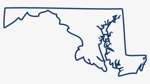 Maryland - State Of Md Outline, HD Png Download, Free Download