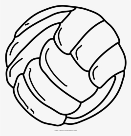 Volleyball Coloring Page - Line Art, HD Png Download, Free Download