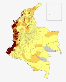 Colombia Ethnic Groups Map, HD Png Download, Free Download