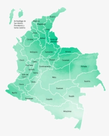 Vector Mapa De Colombia, HD Png Download, Free Download