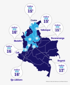 Biome Map Of Colombia, HD Png Download, Free Download