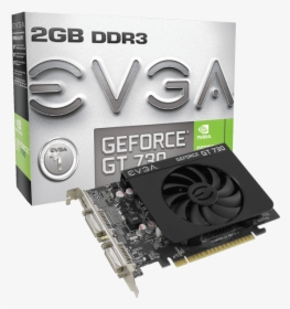 Evga Geforce Gt730 2gb Ddr3 2xdvi I Mini Hdmi Pcie - Evga Gt 730 1gb Ddr3, HD Png Download, Free Download