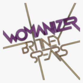 Font Of "womanizer And "britney Spears" - Britney Spears Womanizer Logo Png, Transparent Png, Free Download