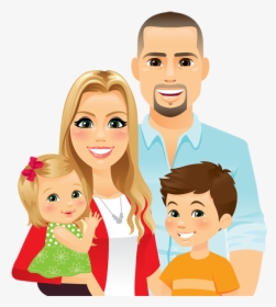 Family Of 4 Clipart, HD Png Download, Free Download